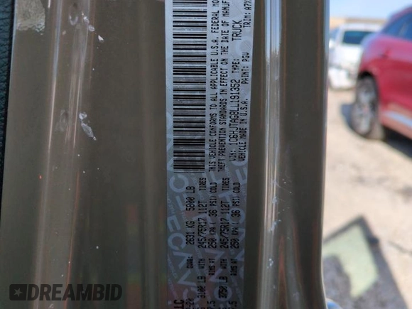 2020 Jeep Gladiator Sport S z VIN 1C6HJTAG8LL191352, wystawiony jako Copart lot #55485235 z przebiegiem 77 192 mil mil oraz Szkoda całkowita • Salvage title. Historia ofert i sprzedaży dostępna na DreamBid. Obrazek 12.