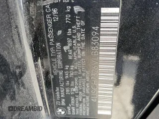 1997 BMW 3 Series 1.9L with VIN 4USCH7326VLB83094, listed as a Copart auction lot 53199075 with 67,456 mi miles and Salvage Title. Bid and sale history available at carsss.com. Image 13.