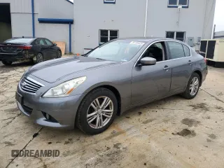 2011 Infiniti G25 x z VIN JN1DV6AR5BM650122, wystawiony jako Copart lot #58706425 z przebiegiem 110 547 mil mil oraz Szkoda całkowita • Salvage title. Historia ofert i sprzedaży dostępna na DreamBid. Obrazek 1.