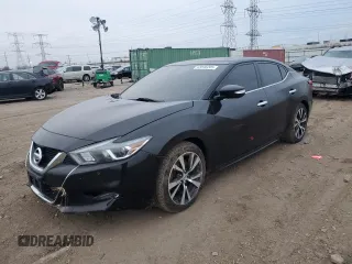 2018 Nissan Maxima Platinum with VIN 1N4AA6APXJC362973, listed as a Copart auction lot 43846205 with 105,823 mi miles and Salvage Title. Bid and sale history available at DreamBid. Image 1.