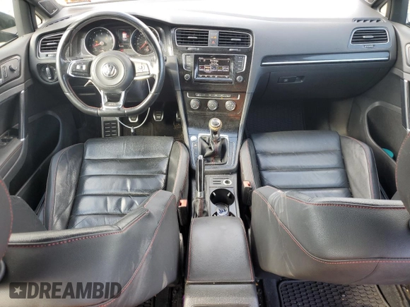 2015 Volkswagen Golf GTI S with VIN 3VW5T7AU3FM033956, listed as a Copart auction lot 75468044 with 131,095 mi miles and Salvage Title. Bid and sale history available at carsss.com. Image 8.