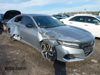 2022 Honda Accord Sedan Sport SE with VIN 1HGCV1F43NA039506, listed as a IAAI auction lot 41200374 with 67,006 mi miles. Bid and sale history available at carsss.com. Image 13.