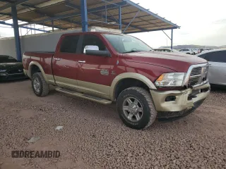 2012 Ram 2500 Laramie Longhorn with VIN 3C6UD5GL7CG301830, listed as a Copart auction lot 81342604 with 427,889 mi miles and Salvage Title. Bid and sale history available at carsss.com. Image 4.
