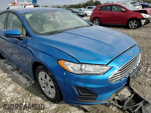 2019 Ford Fusion S with VIN 3FA6P0G73KR283740, listed as a Copart auction lot 76905904 with 53,083 mi miles and Salvage Title. Bid and sale history available at DreamBid. Image 11.