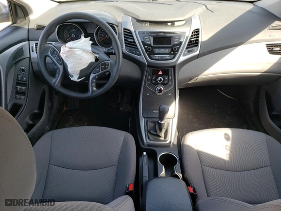 2014 Hyundai Elantra Limited with VIN 5NPDH4AE5EH462222, listed as a Copart auction lot 48079135 with 0 mi miles and Salvage Title. Bid and sale history available at carsss.com. Image 8.