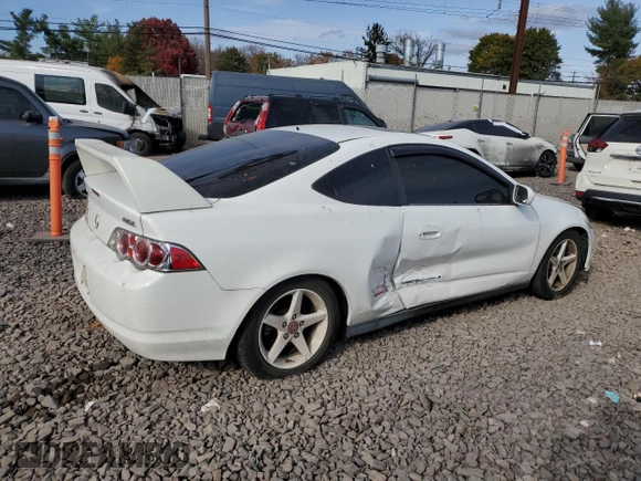 2003 Acura RSX with VIN JH4DC54883S003676, listed as a Copart auction lot 79020214 with 184,995 mi miles and Salvage Title. Bid and sale history available at carsss.com. Image 3.