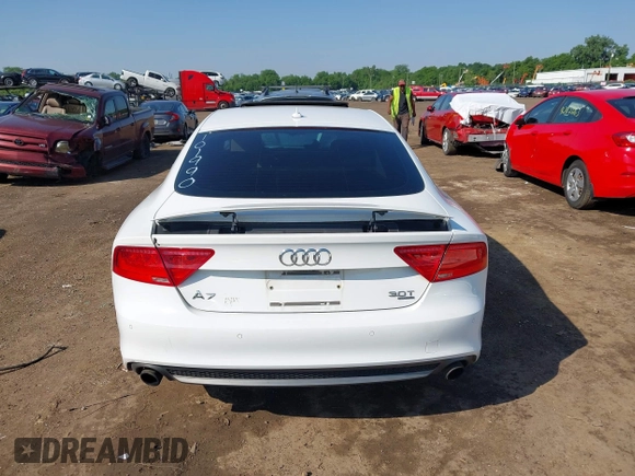 2012 Audi A7 Prestige with VIN WAU3GAFC1CN101990, listed as a IAAI auction lot 42452981 with Not provided miles and . Bid and sale history available at DreamBid. Image 17.