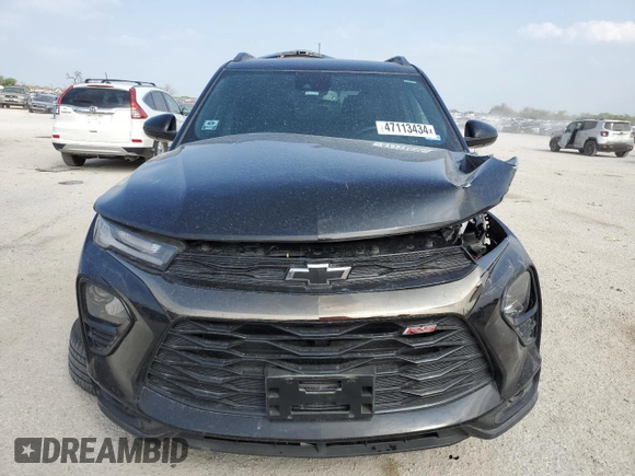 2022 Chevrolet TrailBlazer RS with VIN KL79MTSL1NB108673, listed as a Copart auction lot 47113434 with 36,687 mi miles and . Bid and sale history available at DreamBid. Image 5.