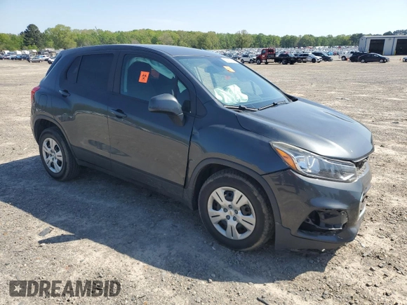 2019 Chevrolet Trax LS with VIN 3GNCJKSB1KL169509, listed as a Copart auction lot 52601765 with 99,114 mi miles and Salvage Title. Bid and sale history available at carsss.com. Image 4.