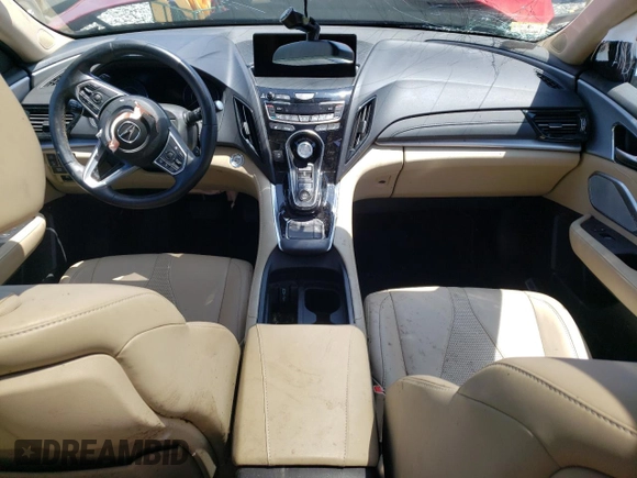 2021 Acura RDX Technology with VIN 5J8TC2H57ML014600, listed as a Copart auction lot 60658165 with Not provided miles and Salvage title. Bid and sale history available at DreamBid. Image 8.