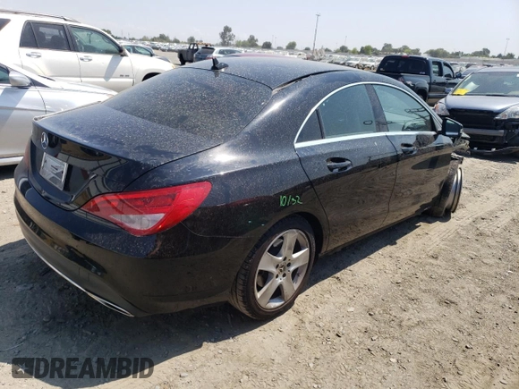 2018 Mercedes-Benz CLA 250 with VIN WDDSJ4EB9JN567504, listed as a Copart auction lot 65083373 with 81,962 mi miles and . Bid and sale history available at DreamBid. Image 3.