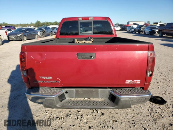 2006 GMC Canyon SLE Z85 with VIN 1GTCS196068247596, listed as a Copart auction lot 81023464 with 182,700 mi miles and Salvage Title. Bid and sale history available at carsss.com. Image 6.