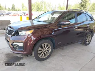 2011 Kia Sorento SX with VIN 5XYKWDA23BG120760, listed as a IAAI auction lot 42111403 with 119,666 mi miles. Bid and sale history available at carsss.com. Image 2.
