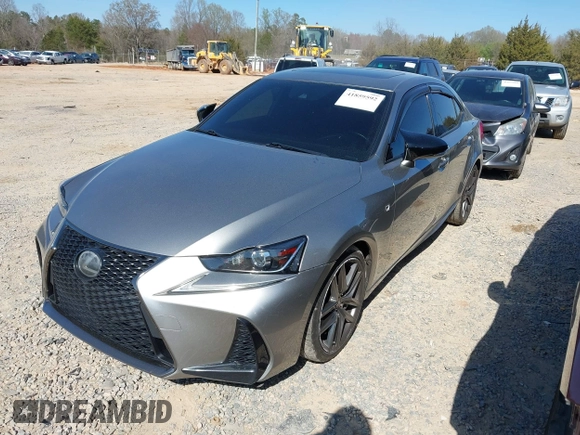 2017 Lexus IS with VIN JTHBA1D27H5049152, listed as a IAAI auction lot 41859592 with 118,567 mi miles. Bid and sale history available at carsss.com. Image 2.