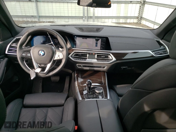 2023 BMW X5 xDrive45e with VIN 5UXTA6C07P9N56075, listed as a Copart auction lot 45962313 with 12,411 mi miles. Bid and sale history available at carsss.com. Image 8.