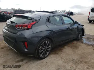 2020 Hyundai Veloster 2.0 with VIN KMHTG6AF3LU028964, listed as a Copart auction lot 42565633 with 40,855 mi miles. Bid and sale history available at carsss.com. Image 3.