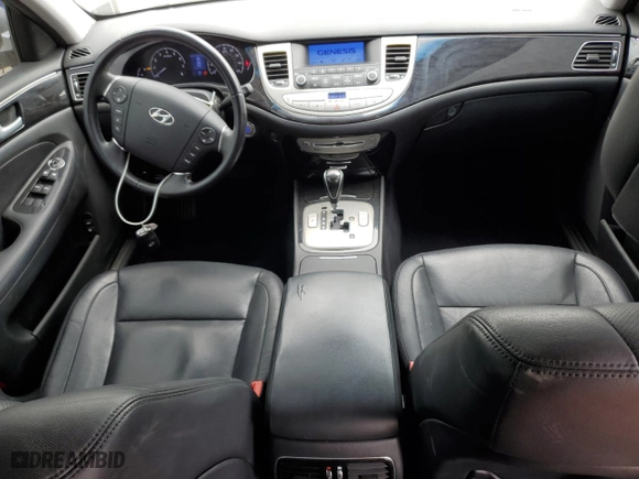 2013 Hyundai Genesis 3.8L with VIN KMHGC4DDXDU243240, listed as a Copart auction lot 51022415 with 126,240 mi miles and Clean Title. Bid and sale history available at carsss.com. Image 8.