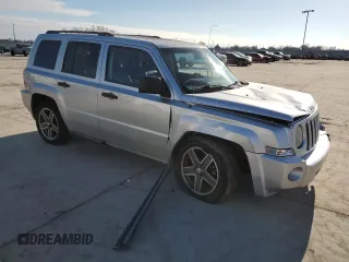 2008 Jeep Patriot Sport with VIN 1J8FT28W38D737454, listed as a Copart auction lot 46647735 with 146,710 mi miles and Salvage Title. Bid and sale history available at carsss.com. Image 4.
