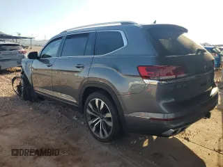 2023 Volkswagen Atlas SEL Premium R-Line with VIN 1V2FR2CAXPC506457, listed as a Copart auction lot 63407945 with 36,056 mi miles and Salvage title. Bid and sale history available at DreamBid. Image 2.