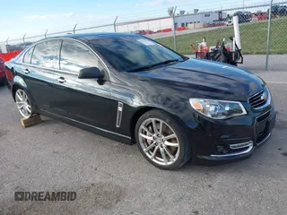2015 Chevrolet SS with VIN 6G3F15RW9FL112284, listed as a IAAI auction lot 40749294 with 63,336 mi miles. Bid and sale history available at carsss.com. Image 1.