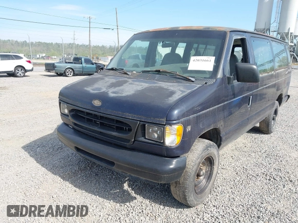 1999 Ford Econoline Passenger XL with VIN 1FBSS31LXXHB58391, listed as a IAAI auction lot 42031661 with 263,067 mi miles and . Bid and sale history available at DreamBid. Image 2.