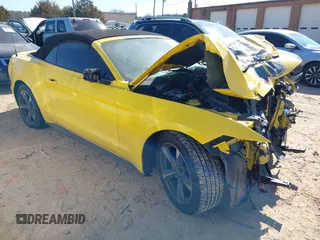 2015 Ford Mustang V6 with VIN 1FATP8EM8F5373825, listed as a IAAI auction lot 41649357 with 67,874 mi miles and . Bid and sale history available at DreamBid. Image 1.