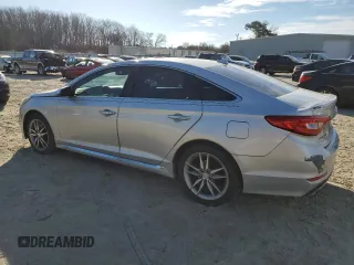 2015 Hyundai Sonata Sport with VIN 5NPE34AB6FH054483, listed as a Copart auction lot 42856255 with 163,708 mi miles and Salvage Title. Bid and sale history available at carsss.com. Image 2.