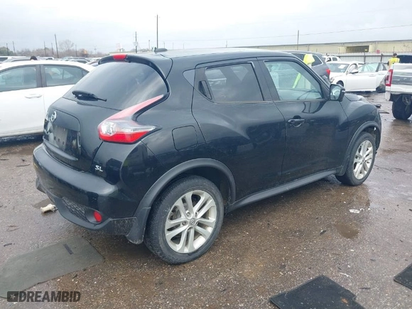 2016 Nissan Juke S with VIN JN8AF5MRXGT607352, listed as a IAAI auction lot 41454292 with 66,345 mi miles. Bid and sale history available at carsss.com. Image 4.