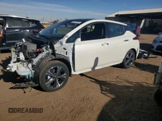 2021 Nissan LEAF SL Plus с VIN 1N4BZ1DV3MC551284, выставлен на аукционе Copart как лот 84723874 с пробегом 17 547 миль миль и Списание • Salvage title. История ставок и продаж доступна на DreamBid. Изображение 1.