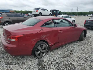2011 Lexus IS 250 C z VIN JTHFF2C21B2520084, wystawiony jako Copart lot #55036975 z przebiegiem 67 646 mil mil oraz Szkoda całkowita • Salvage title. Historia ofert i sprzedaży dostępna na DreamBid. Obrazek 3.