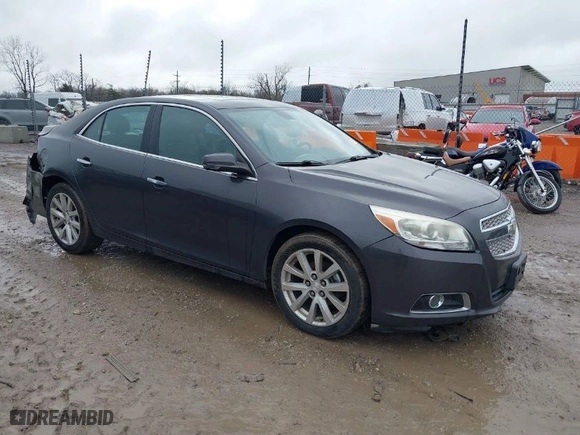 2013 Chevrolet Malibu LTZ with VIN 1G11H5SA4DF284325, listed as a IAAI auction lot 41719231 with 168,300 mi miles. Bid and sale history available at carsss.com. Image 1.