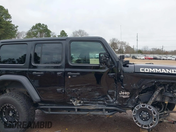 2018 Jeep Wrangler Unlimited Sport with VIN 1C4HJXDN6JW190027, listed as a IAAI auction lot 41351708 with 59,315 mi miles and . Bid and sale history available at DreamBid. Image 18.
