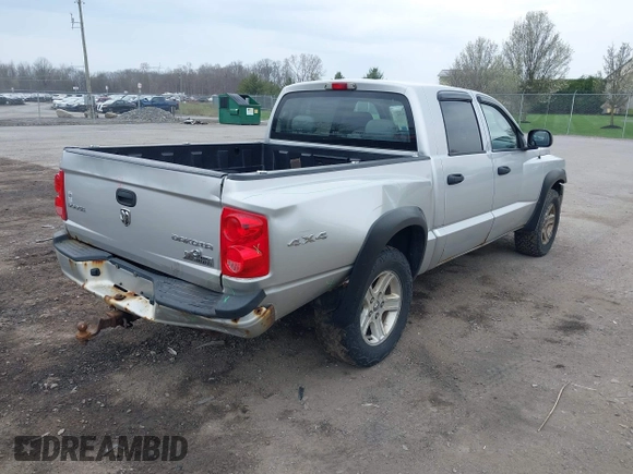 2011 Ram Dakota Bighorn/Lonestar with VIN 1D7RW3GK5BS601271, listed as a IAAI auction lot 42130126 with 225,570 mi miles. Bid and sale history available at carsss.com. Image 4.