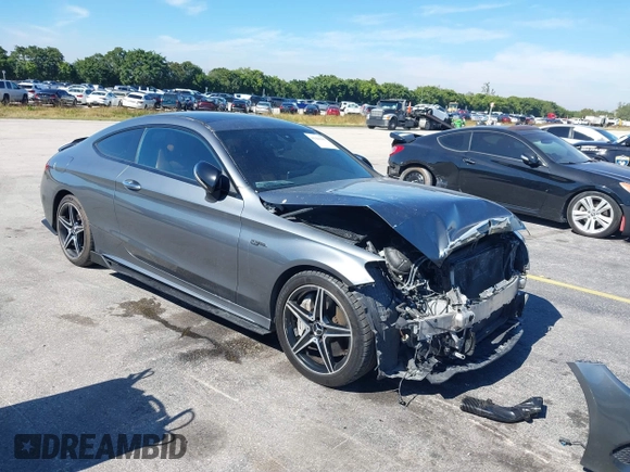 2017 Mercedes-Benz C 43 AMG with VIN WDDWJ6EBXHF471365, listed as a IAAI auction lot 41441957 with 80,322 mi miles and . Bid and sale history available at carsss.com. Image 1.
