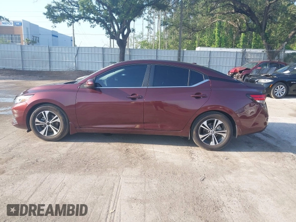 2021 Nissan Sentra SV with VIN 3N1AB8CV6MY267856, listed as a IAAI auction lot 42162019 with 48,165 mi miles and . Bid and sale history available at DreamBid. Image 14.