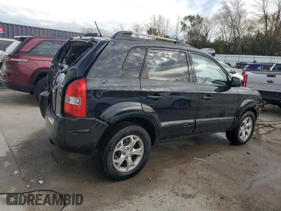 2009 Hyundai Tucson SE with VIN KM8JN72D69U974579, listed as a Copart auction lot 76964564 with 98,569 mi miles and Non Repairable. Bid and sale history available at carsss.com. Image 3.
