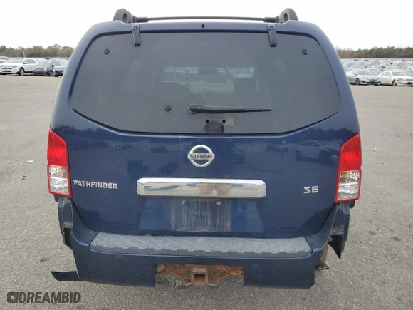 2006 Nissan Pathfinder SE with VIN 5N1AR18W26C647009, listed as a Copart auction lot 88212645 with 137,908 mi miles and Non Repairable. Bid and sale history available at carsss.com. Image 6.