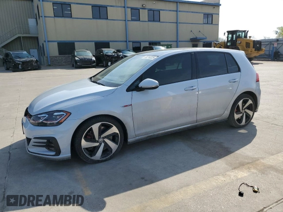 2020 Volkswagen Golf GTI S with VIN 3VW6T7AU7LM016562, listed as a Copart auction lot 50216325 with 63,216 mi miles and Salvage Title. Bid and sale history available at carsss.com. Image 1.