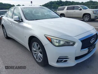 2015 Infiniti Q50 with VIN JN1BV7ARXFM391498, listed as a IAAI auction lot 42538882 with 164,808 mi miles and . Bid and sale history available at DreamBid. Image 6.