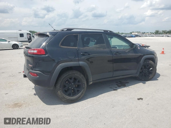 2015 Jeep Cherokee Trailhawk with VIN 1C4PJMBS7FW577826, listed as a Copart auction lot 54933105 with 163,751 mi miles and Clean title. Bid and sale history available at DreamBid. Image 3.