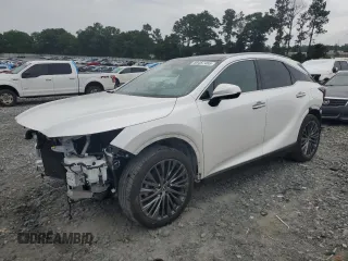 2024 Lexus RX 350 z VIN 2T2BAMBA7RC035152, wystawiony jako Copart lot #59487465 z przebiegiem 16 195 mil mil oraz Szkoda całkowita • Salvage title. Historia ofert i sprzedaży dostępna na DreamBid. Obrazek 1.