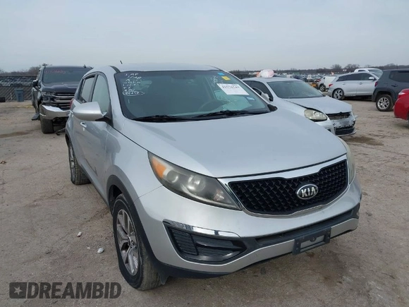 2016 Kia Sportage LX with VIN KNDPB3AC4G7804225, listed as a IAAI auction lot 41576543 with 143,613 mi miles. Bid and sale history available at carsss.com. Image 1.