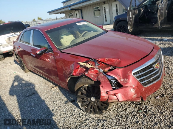 2016 Cadillac CTS Luxury Collection AWD with VIN 1G6AX5SS7G0126719, listed as a Copart auction lot 70611784 with Not Provided miles and Salvage Title. Bid and sale history available at DreamBid. Image 4.