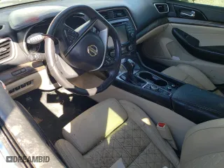 2017 Nissan Maxima Platinum with VIN 1N4AA6APXHC413205, listed as a Copart auction lot 43948945 with 0 mi miles and Salvage Title. Bid and sale history available at carsss.com. Image 8.