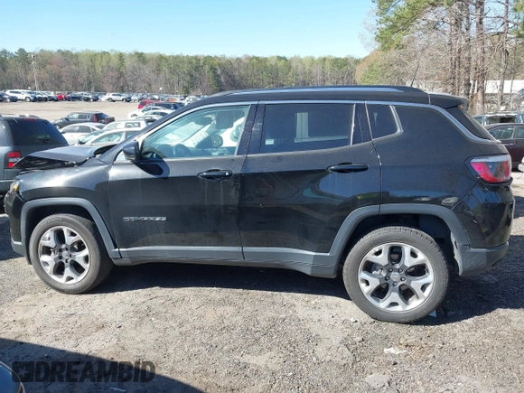 2018 Jeep Compass Limited with VIN 3C4NJDCB1JT397147, listed as a IAAI auction lot 41853649 with 122,672 mi miles. Bid and sale history available at carsss.com. Image 14.