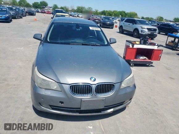 2010 BMW 5 Series 528i with VIN WBANU5C56AC460792, listed as a Copart auction lot 52634305 with Not Provided miles and Salvage Title. Bid and sale history available at carsss.com. Image 5.