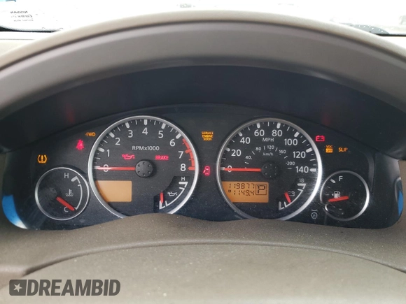2005 Nissan Pathfinder SE z VIN 5N1AR18W65C705332, wystawiony jako Copart lot #86779704 z przebiegiem 119 877 mil mil oraz Czysty tytuł • Clean title. Historia ofert i sprzedaży dostępna na DreamBid. Obrazek 9.