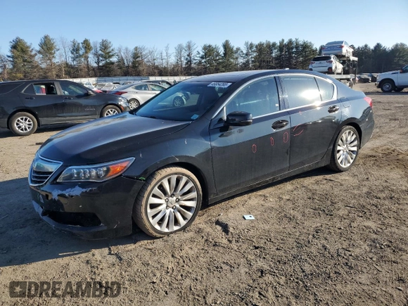 2014 Acura RLX Advance with VIN JH4KC1F95EC003685, listed as a Copart auction lot 46854265 with 145,250 mi miles and Salvage Title. Bid and sale history available at DreamBid. Image 1.