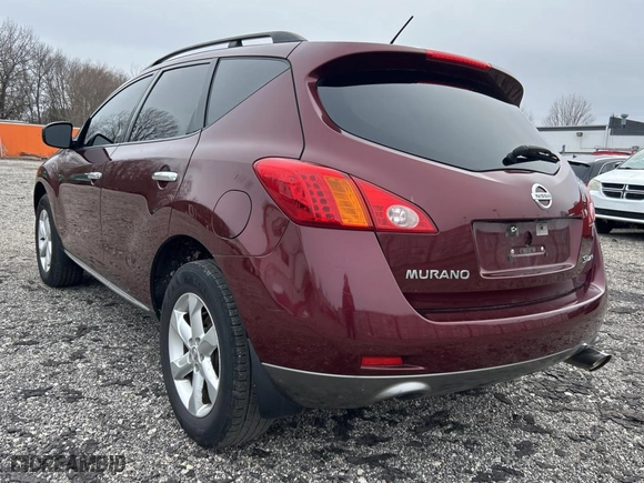 2009 Nissan Murano S with VIN JN8AZ18W19W159410, listed as a Copart auction lot 51686745 with 175,982 mi miles and Clean Title. Bid and sale history available at carsss.com. Image 3.
