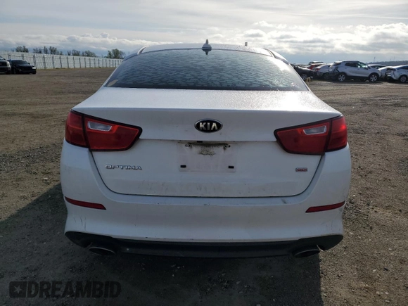 2015 Kia Optima LX with VIN KNAGM4A75F5574706, listed as a Copart auction lot 49146305 with 178,383 mi miles and Salvage Title. Bid and sale history available at carsss.com. Image 6.
